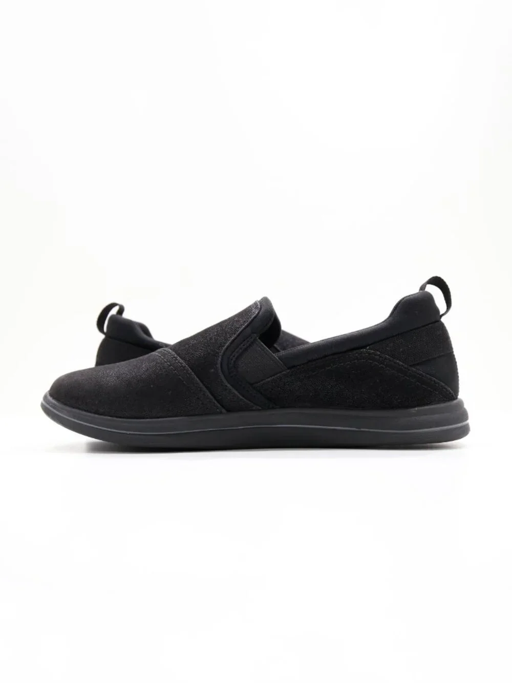Clarks Breeze Dawn Black Faux Leather Loafers - Women's 8.5 NWOB